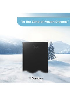 Bompani 78 Litter Single Door Refrigerator - Defrost Fridge Freezer With Smart Sensor And Humidity Control With 1 Year Full And 5 Year Compressor Warranty BR110N Black  - Image 5