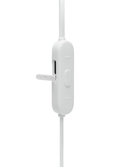 JBL Tune 215BT Wireless In-Ear Headphones, Pure Bass Sound, Lossless 5.0 Bluetooth, 16H Battery, Magnetic Cable, Multi-Point Connection, Voice Assistant, 3-Button Remote With Mic White  - Image 2
