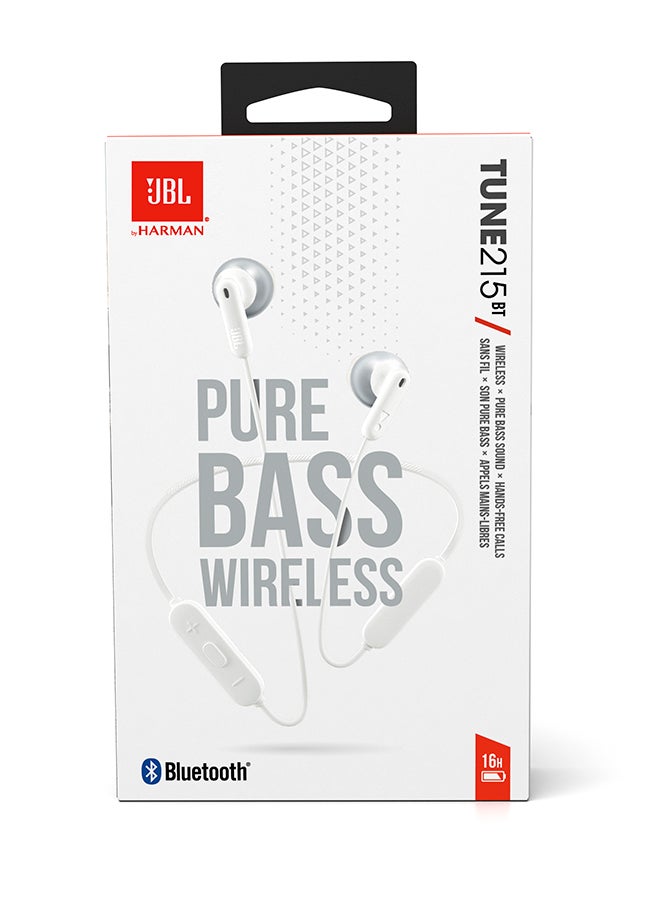 Tune 215BT Wireless In-Ear Headphones, Pure Bass Sound, Lossless 5.0 Bluetooth, 16H Battery, Magnetic Cable, Multi-Point Connection, Voice Assistant, 3-Button Remote With Mic White - pnsku/N53436831A/45/_/1694591215/adcbb2b8-32a0-4fb5-9bf7-0e14f0c815ca