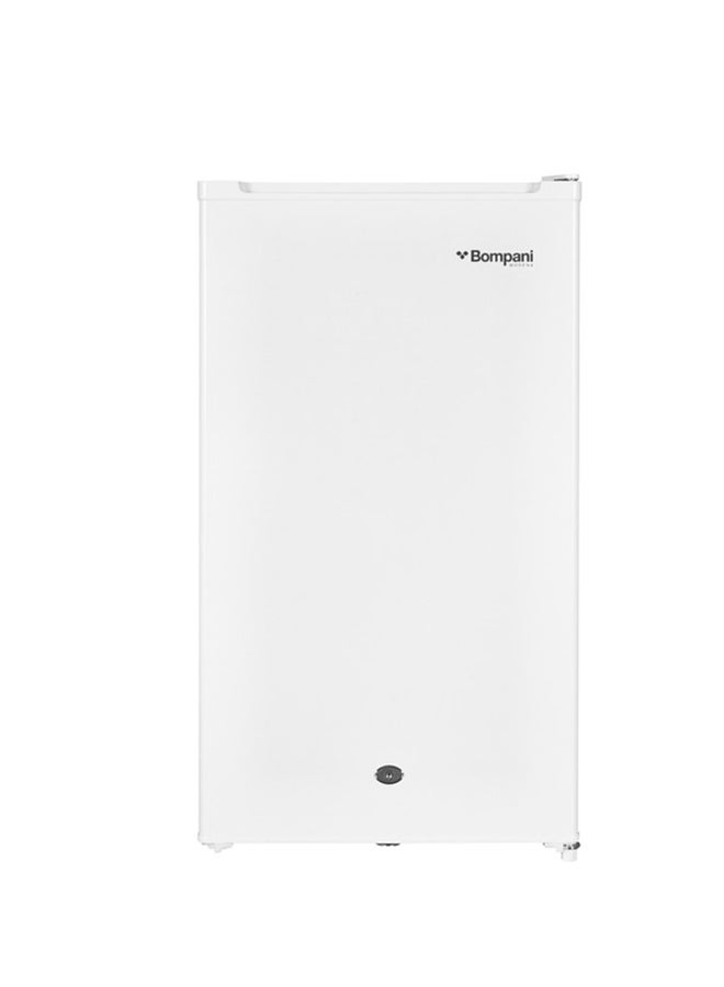 Bompani 92 Litter Single Door Refrigerator - Defrost Fridge Freezer With Smart Sensor & Humidity Control With 1 Year Full And 5 Year Compressor Warranty BR146 White 