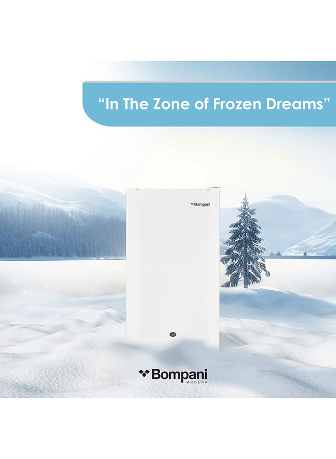 Bompani - 92 Litter Single Door Refrigerator - Defrost Fridge Freezer With Smart Sensor & Humidity Control With 1 Year Full And 5 Year Compressor Warranty BR146 White - Image 1