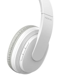NOKIA Over Ear Wireless Bluetooth Headphones White  - Image 5