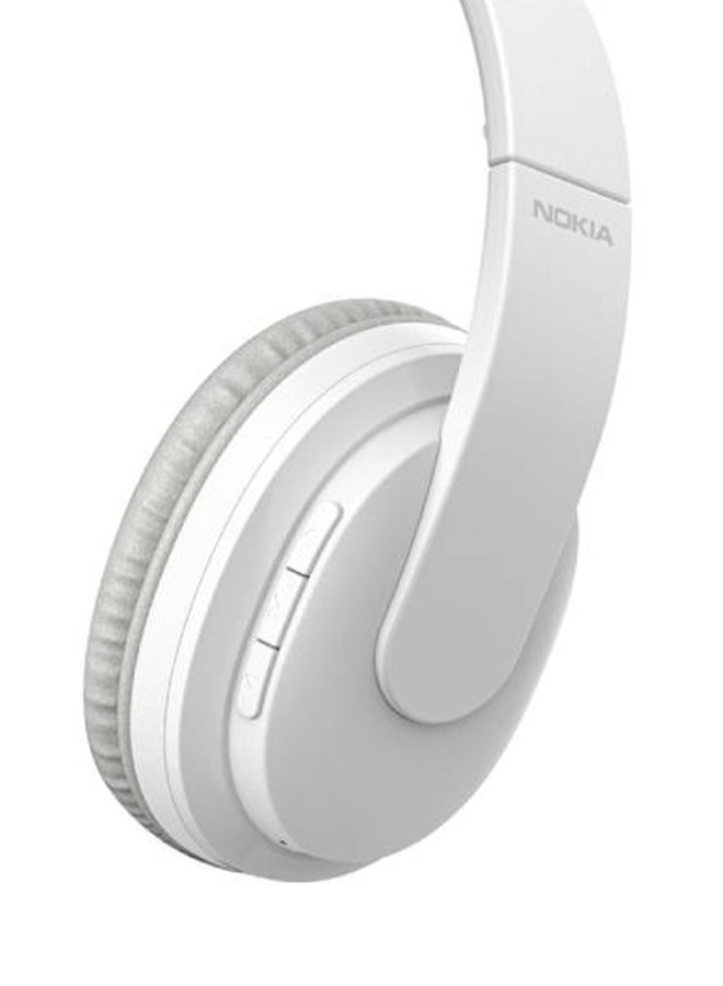 NOKIA - Over Ear Wireless Bluetooth Headphones White - Image 1