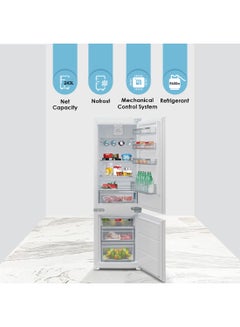 Double Door Built-In Refrigerator, No Frost, Bottom Freezer, Mechanical Controls, Frost-Free System 256 L BO6862NF White - pnsku/N53436881A/45/_/1718376778/764a7e3f-879f-4279-ad82-39948c53fcd4