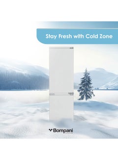 Double Door Built-In Refrigerator, No Frost, Bottom Freezer, Mechanical Controls, Frost-Free System 256 L BO6862NF White - pnsku/N53436881A/45/_/1718376780/f742007b-3912-43ae-b105-2255bce4a008