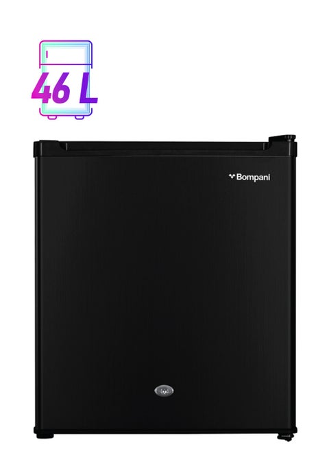 47L Single Door Refrigerator, Defrost Fridge Freezer With Smart Sensor And Humidity Control With 1 Year Full And 5 Year Compressor Warranty - BR64 Black