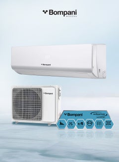 Bompani 24,000 Btu Split Ac – Inverter Rotary Technology, R410A Refrigerant With Overload Protection, Delay Start, Self Diagnose, Quick Humidity Extraction, Replaceable Air Filter BSAC247VT White  - Image 2