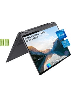 2023 Flex 5 16" 2.5K WQXGA (2560 x 1600) 2-in-1 Touchscreen (Upgraded Version) Laptop, 12th Gen Intel 10-Core i7-1255U, 16GB RAM, 2TB PCIe SSD, Backlit KB, Fingerprint, WiFi 6, BT 5.0, Windows 11, w/Battery English Grey