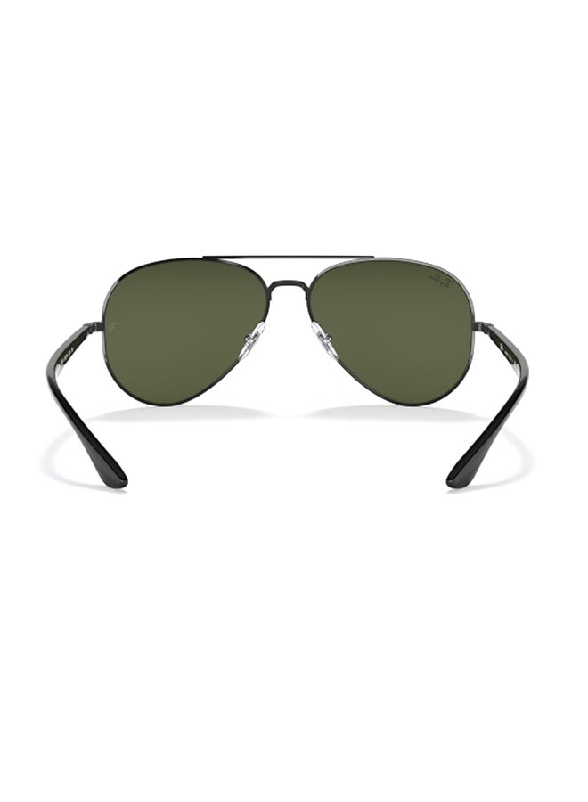 Ray-Ban Unisex UV Protection Aviator Shape Metal Sunglasses RB3675 002/31 58-14 - Lens Size: 58 Mm - Polished Black  - Image 4