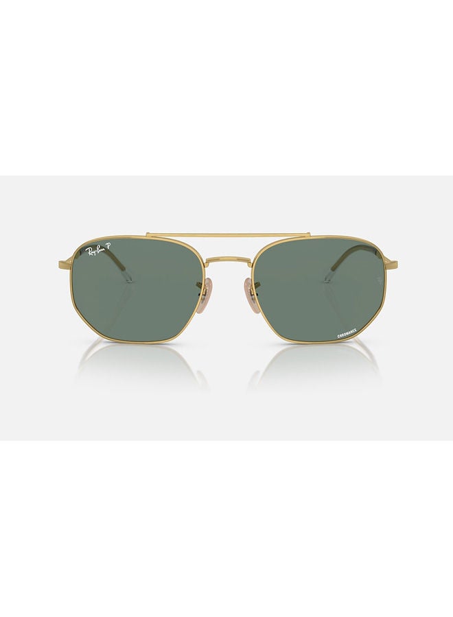 Ray-Ban - Full Rim Oval Sunglasses 3707-57-001-O9 - Image 1