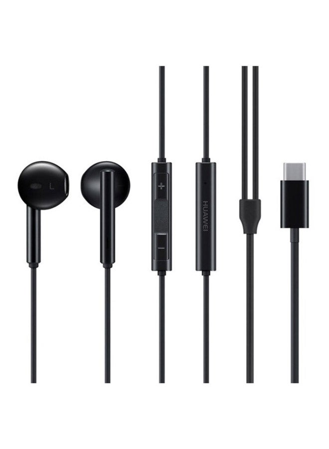 HUAWEI CM33 TYPE-C Wired In-Ear Headphones With Mic Black  - Image 2