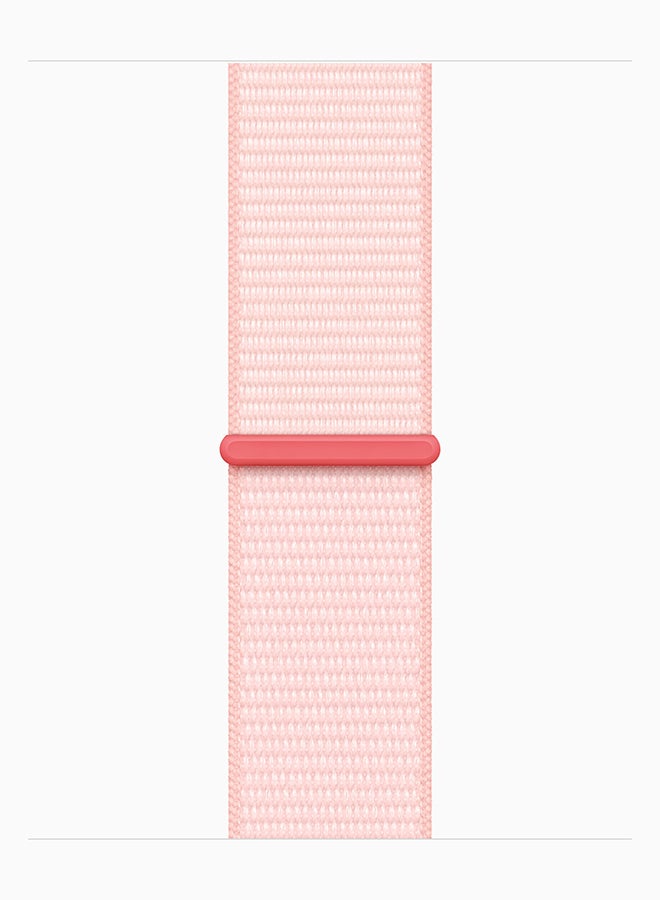 Watch Series 9 GPS + Cellular 45mm Pink Aluminium Case With Light Pink Sport Loop - pnsku/N53437379A/45/_/1694677796/835a6c3f-d561-4b26-a39b-827a719b860c