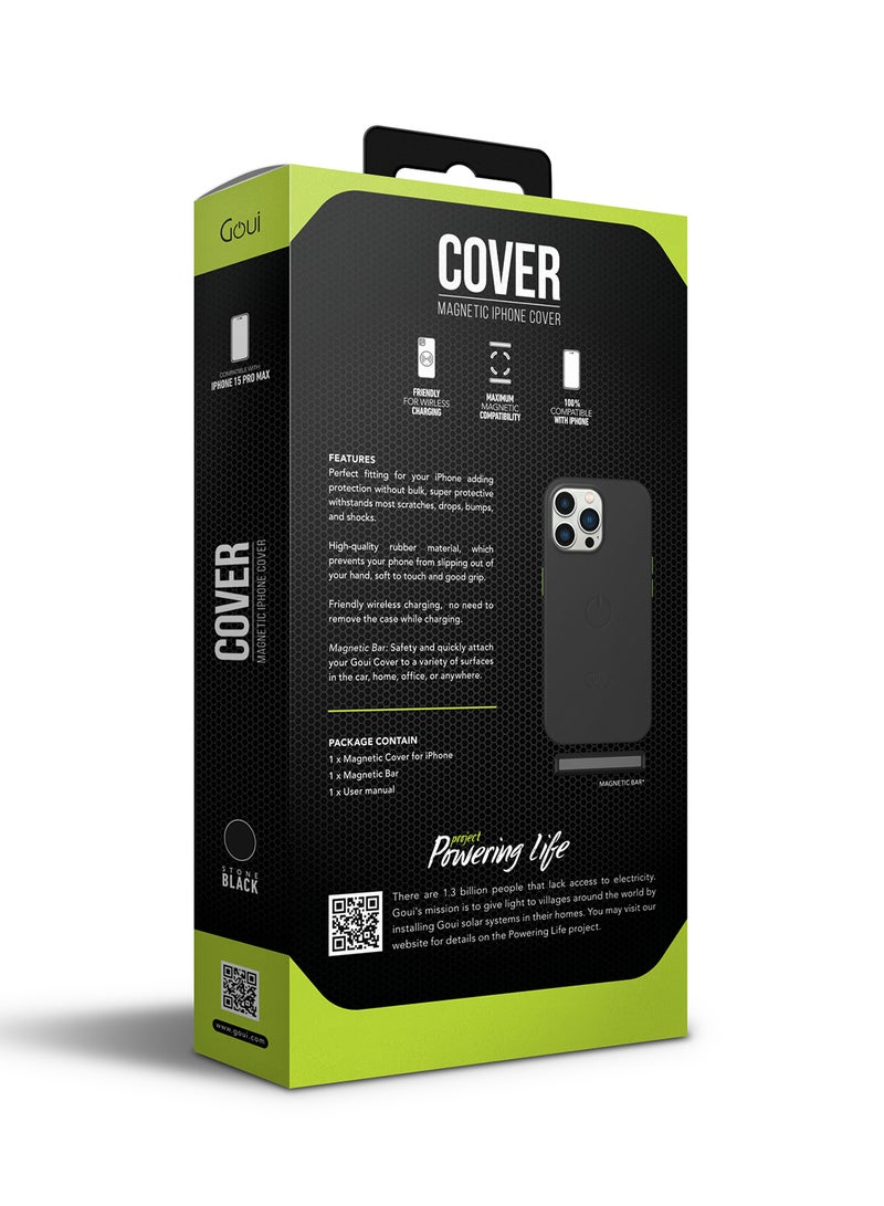 جوي كفر ايفون 15 برو ماكس | حماية شاملة | متوافق مع MagSafe | يدعم الشحن اللاسلكي | متعدد الألوان | ملمس ناعم | تصميم مغناطيسي للتثبيت - Image 3