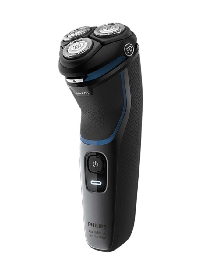 Philips Shaver 3100 Electric Wet Dry Shaver 2 PIN S3122/51 International Version Black/Grey  - Image 2