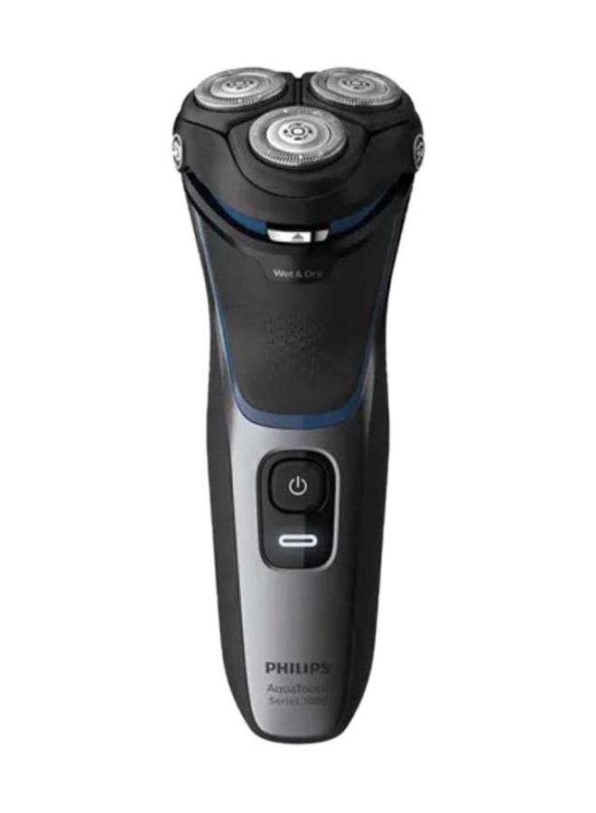 Philips Shaver 3100 Electric Wet Dry Shaver 2 PIN S3122/51 International Version Black/Grey  - Image 1
