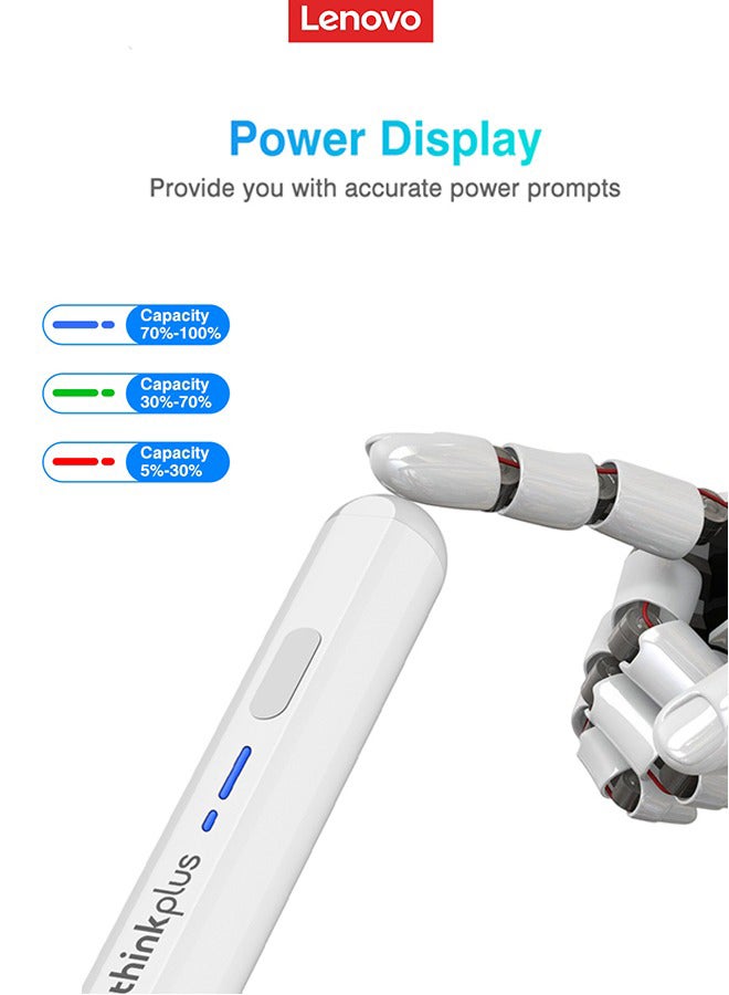 Lenovo Thinkplus BP16 High Tech Smart Stylus Pencil For Phone Tablet iPad White  - Image 4