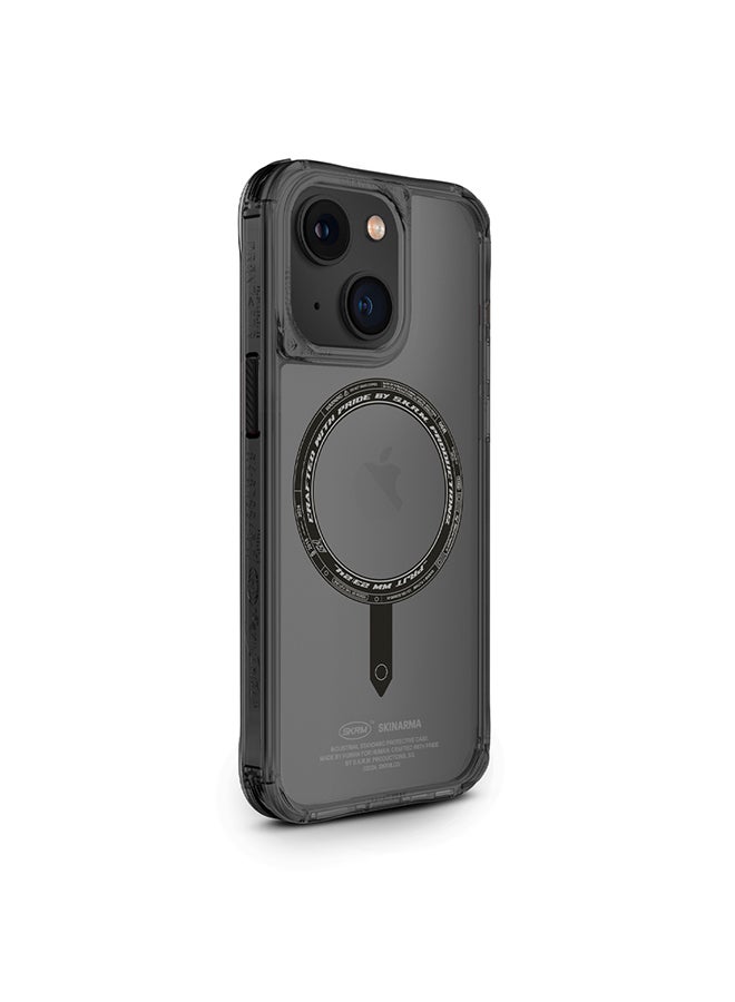Skinarma iPhone 15 Saido Mag-Charge Case Black Black - Image 1