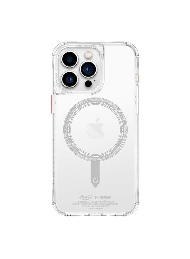 Skinarma iPhone 15 Pro Max Saido Mag-Charge Case Clear - Image 1