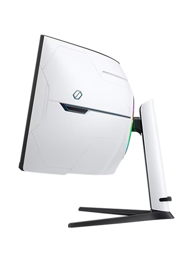 Samsung - 57 inch Odyssey Neo G9 Dual UHD 240 Hz 1ms 1000R Curved Quantum Matrix Gaming Monitor, 140 PPI, Display HDR, AMD FreeSync, Swirl/Tilt LS57CG952NMXUE White - Image 1