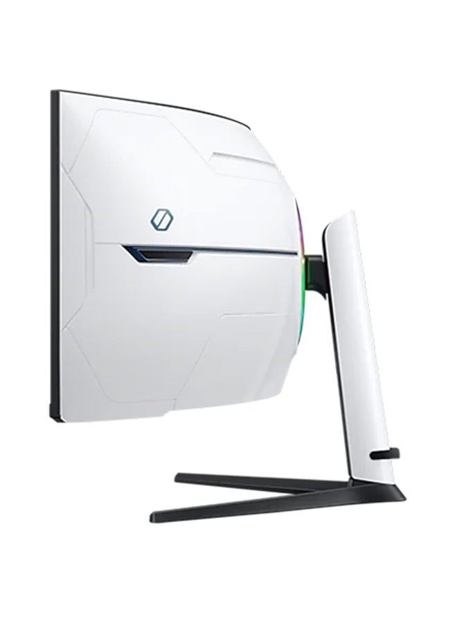 Samsung - 57 inch Odyssey Neo G9 Dual UHD 240 Hz 1ms 1000R Curved Quantum Matrix Gaming Monitor, 140 PPI, Display HDR, AMD FreeSync, Swirl/Tilt LS57CG952NMXUE White - Image 1