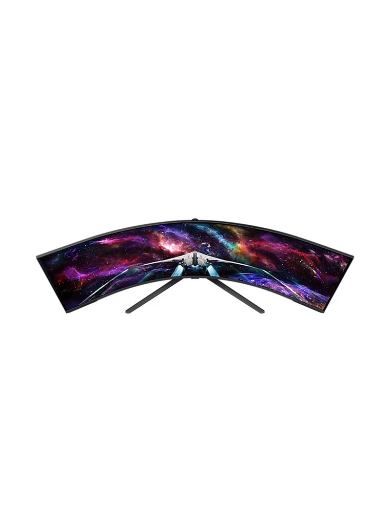 Samsung - 57 inch Odyssey Neo G9 Dual UHD 240 Hz 1ms 1000R Curved Quantum Matrix Gaming Monitor, 140 PPI, Display HDR, AMD FreeSync, Swirl/Tilt LS57CG952NMXUE White - Image 1