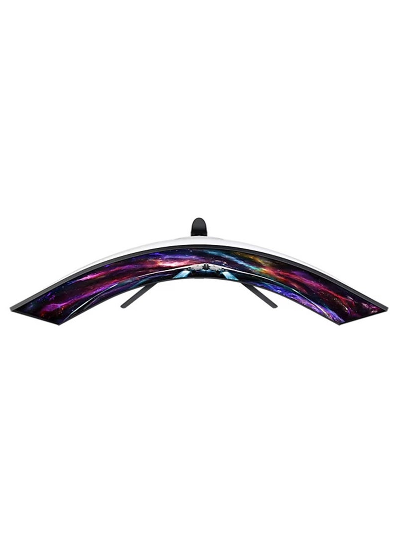 Samsung - 57 inch Odyssey Neo G9 Dual UHD 240 Hz 1ms 1000R Curved Quantum Matrix Gaming Monitor, 140 PPI, Display HDR, AMD FreeSync, Swirl/Tilt LS57CG952NMXUE White - Image 1