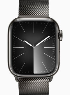 Apple Watch Series 9 GPS + Cellular 41mm Stainless Steel Case With Graphite Milanese Loop  - Image 2