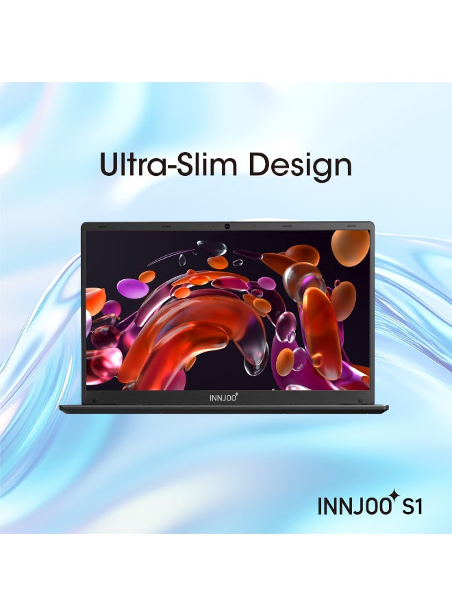 InnJoo - S1 laptop With 14.1-Inch Display, Core i5-1035G4 Processor/8GB RAM DDR4/256GB SSD/Windows 11/Intel Iris Plus Graphics/ English/Arabic Grey - Image 1