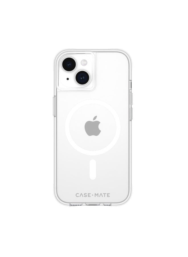 CASE-MATE - Tough Case With Magsafe For Apple iPhone 15  2023 6.7 Inch| 12-Ft Drop Protection And Anti-Scratch Coating Clear - Image 1