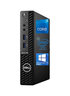 OptiPlex 3080 Micro Desktop Computer – 10th gen Intel Core i5-10500T Up to 3.8GHz - 16GB RAM, 512GB M.2 NVME SSD, AC Wi-Fi, Bluetooth, DisplayPort, HDMI - Windows 10 Pro english black