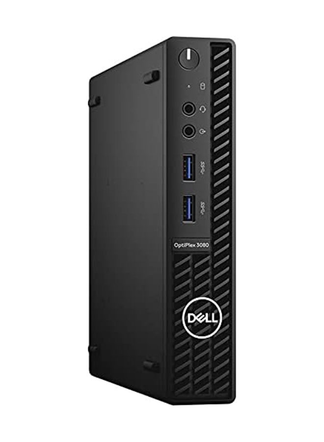 DELL - OptiPlex 3080 Micro Desktop Computer – 10th gen Intel Core i5-10500T Up to 3.8GHz - 16GB RAM, 512GB M.2 NVME SSD, AC Wi-Fi, Bluetooth, DisplayPort, HDMI - Windows 10 Pro english black - Image 1