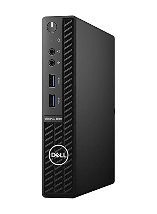 DELL - OptiPlex 3080 Micro Desktop Computer – 10th gen Intel Core i5-10500T Up to 3.8GHz - 16GB RAM, 512GB M.2 NVME SSD, AC Wi-Fi, Bluetooth, DisplayPort, HDMI - Windows 10 Pro english black - Image 1