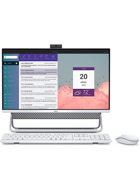 Inspiron 5400 AIO 23.8 Inch FHD Touch All in One, Intel Core i5-1135G7, 8GB 2666MHz DDR4, 512GB SSD, Iris Xe Graphics, Windows 10 Home English Grey