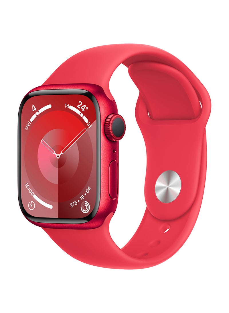 Watch Series 9 GPS 41mm Aluminium Case With Red Sport Band - pnsku/N53438016A/45/_/1694681057/9b7c7b5b-3b3e-4cf6-a960-deca85ca6069