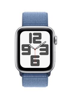 Apple Watch SE (2023) GPS 40mm Silver Aluminium Case With Winter Blue Sport Loop  - Image 2