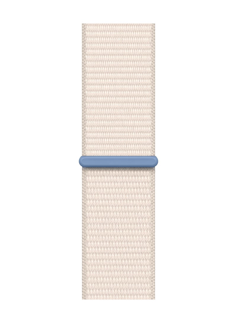 Apple Watch SE (2023) GPS + Cellular 40mm Starlight Aluminium Case With Starlight Sport Loop  - Image 3