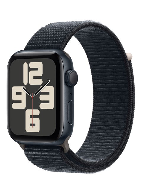 Watch SE (2023) GPS 44mm Midnight Aluminium Case With Midnight Sport Loop