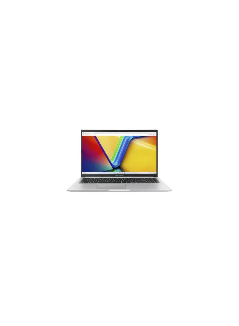 أسوس - Asus Vivobook 15 X1605ZA-MB005W Laptop, Intel Core i5-1235U, 16 Inch WUXGA, 512GB SSD, 8GB RAM, Intel UHD Graphics, Windows 11 English/Arabic Silver - Image 1