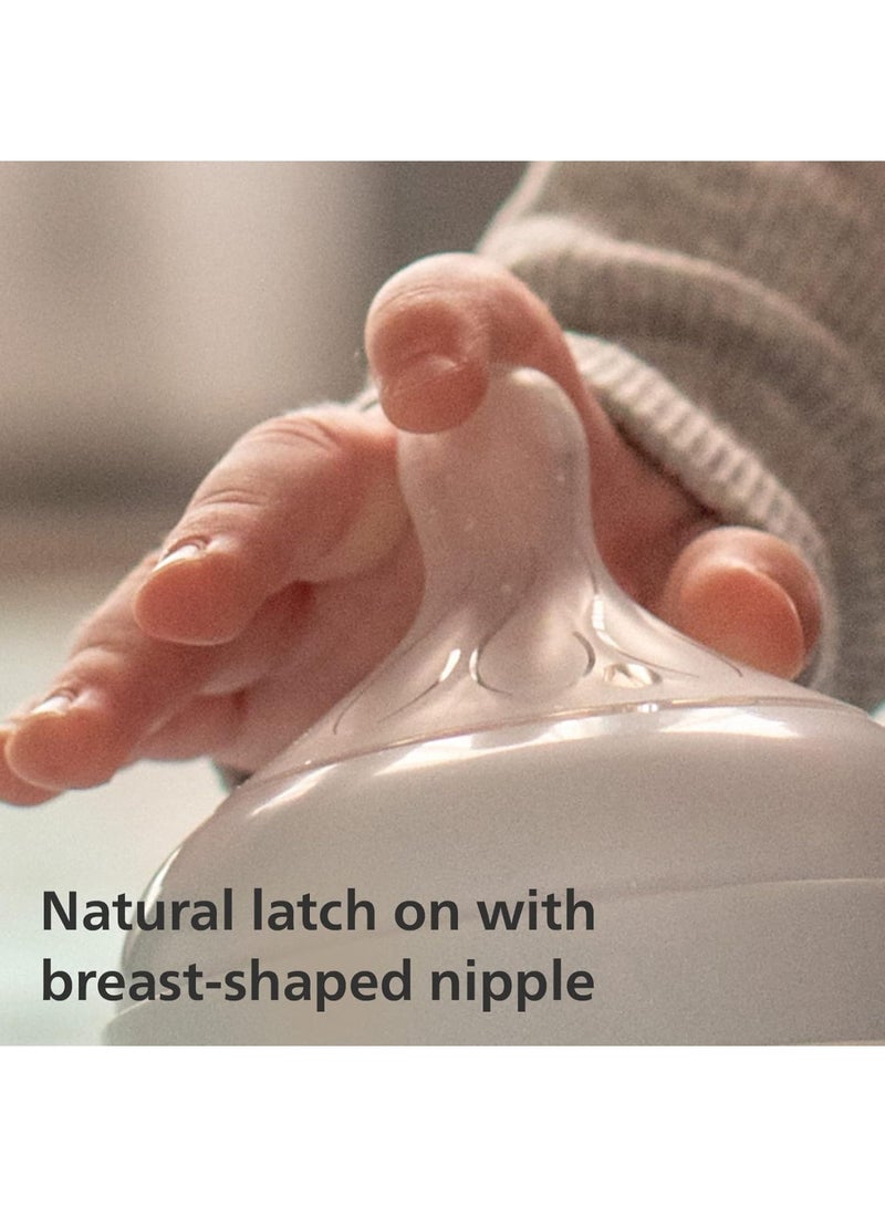 زجاجة حليب طبيعية للأطفال 260 مل زجاجة حليب خالية من BPA للأطفال بنمط زرافة - Image 5