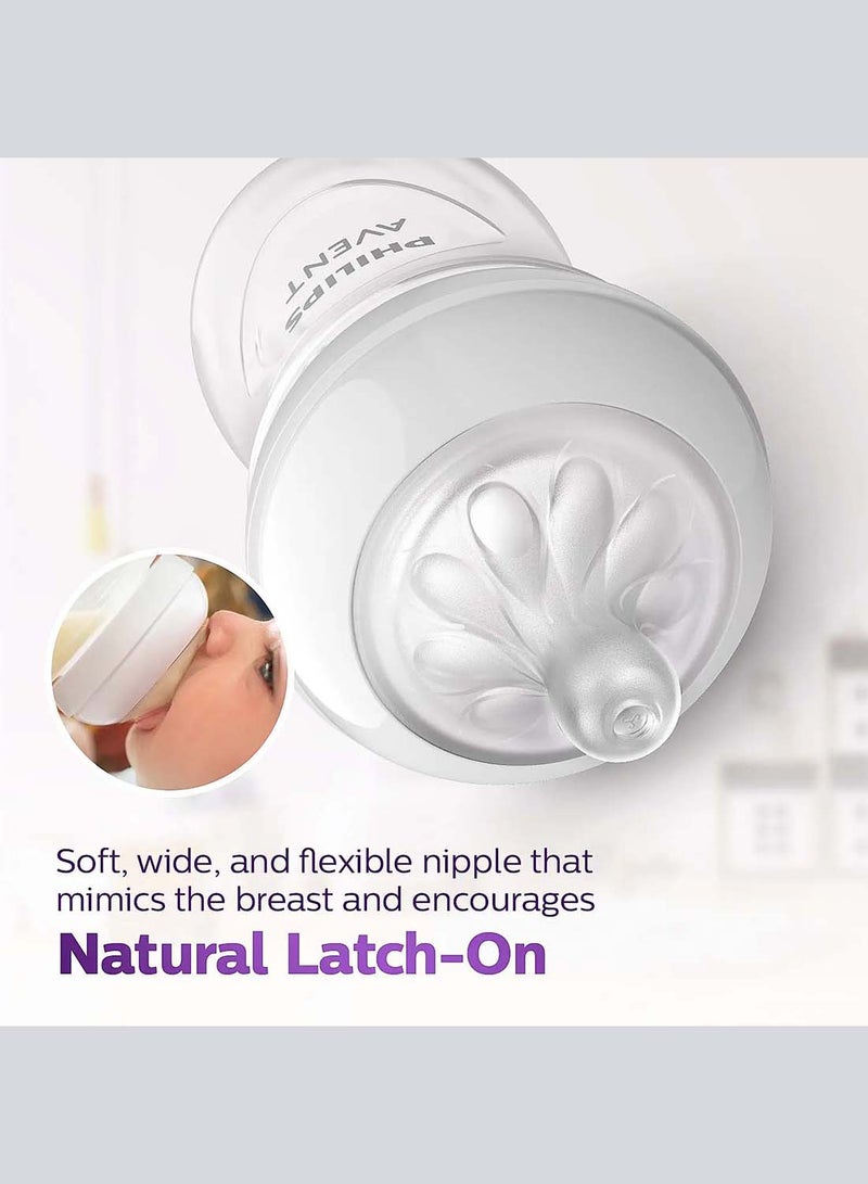 PHILIPS AVENT Natural Response Baby Bottle 260 Ml Baby Milk Bottle For 1 Month+ And Up BPA Free  - Image 3