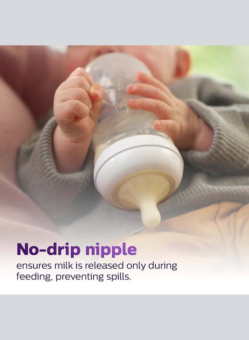 PHILIPS AVENT Natural Response Baby Bottle 260 Ml Baby Milk Bottle For 1 Month+ And Up BPA Free  - Image 5