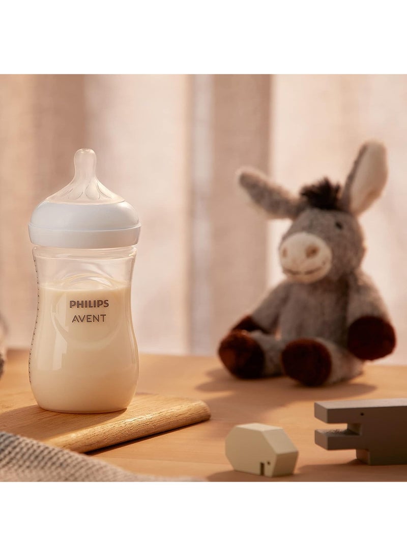 PHILIPS AVENT Natural Response Baby Bottle 260Ml Baby Milk Bottle For Newborns And Up Bpa Free  - Image 4