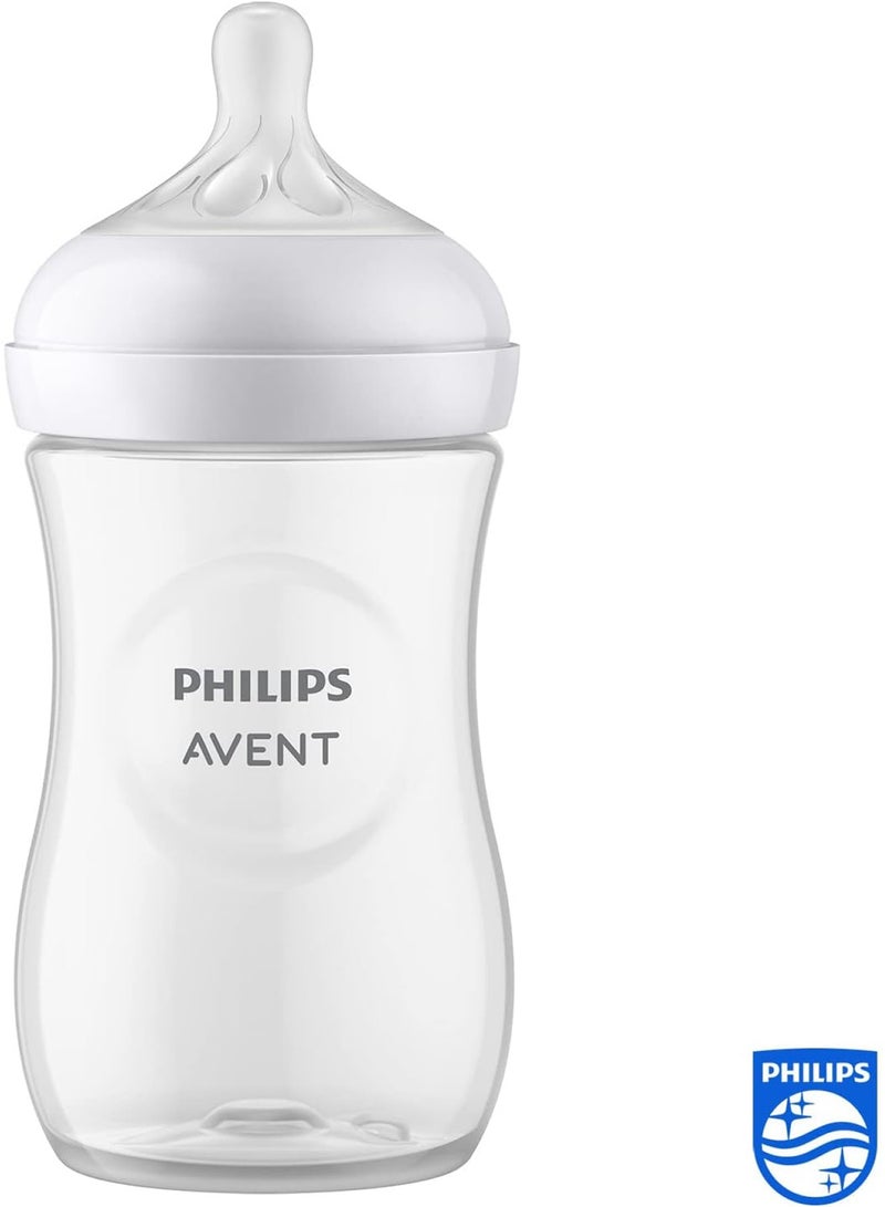 PHILIPS AVENT Natural Response Baby Bottle 260Ml Baby Milk Bottle For Newborns And Up Bpa Free  - Image 1