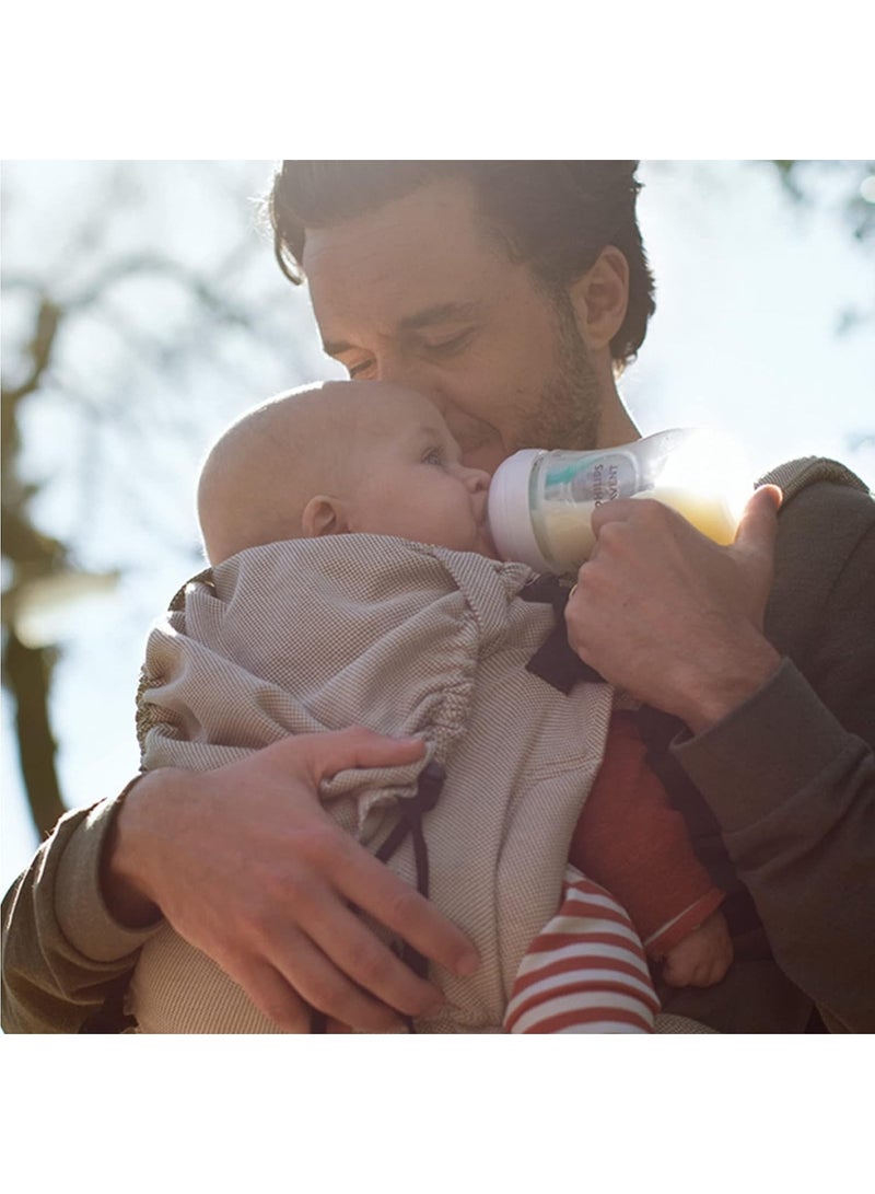 PHILIPS AVENT - Natural Response Baby Bottle 260Ml Baby Milk Bottle With Airfree Vent Bpa Free For Newborn Babies Bear Pattern - Image 1