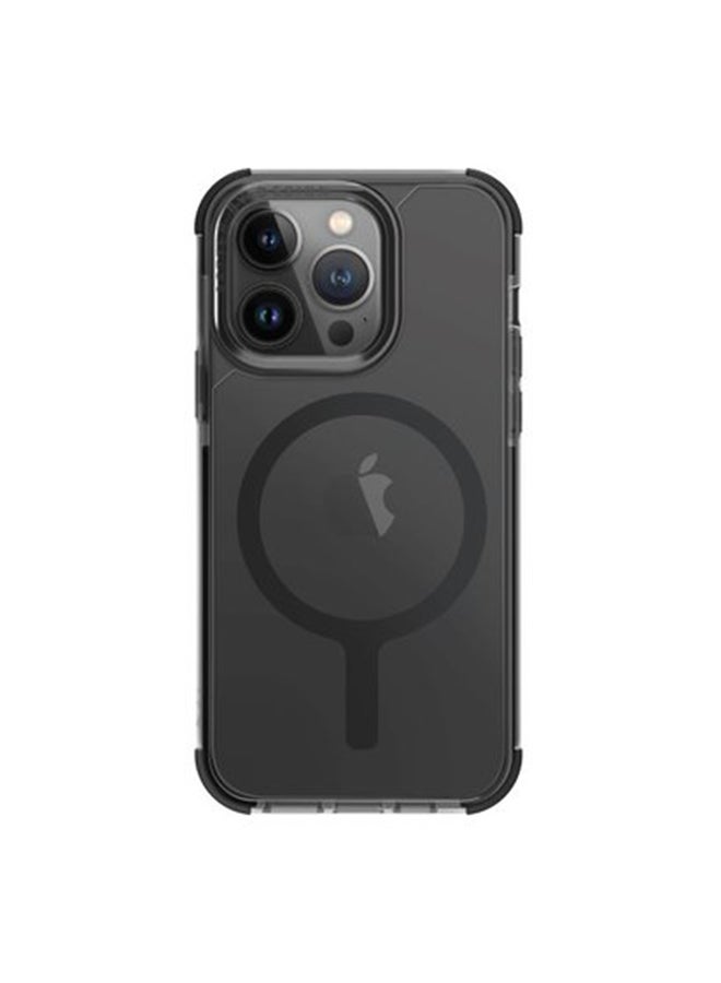 Uniq Hybrid iPhone 15 Pro Mag Click Charging Combat Af Carbon Black 