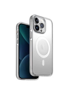 Uniq Hybrid iPhone 15 Pro Mag Click Charging Calio Nude Transparent Clear 