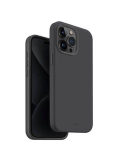 Hybrid iPhone 15 Pro Mag Click Charging Lino Hue Charcoal Grey