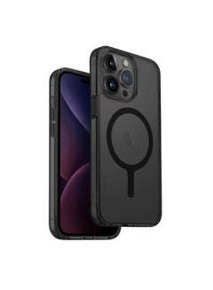 Uniq Hybrid iPhone 15 Pro 6.7 (Max) Mag Click Charging Lifepro Xtreme Af Frost Black 