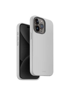 Uniq Hybrid iPhone 15 Pro 6.7 (Max) Mag Click Charging Lino Hue Chalk Grey 