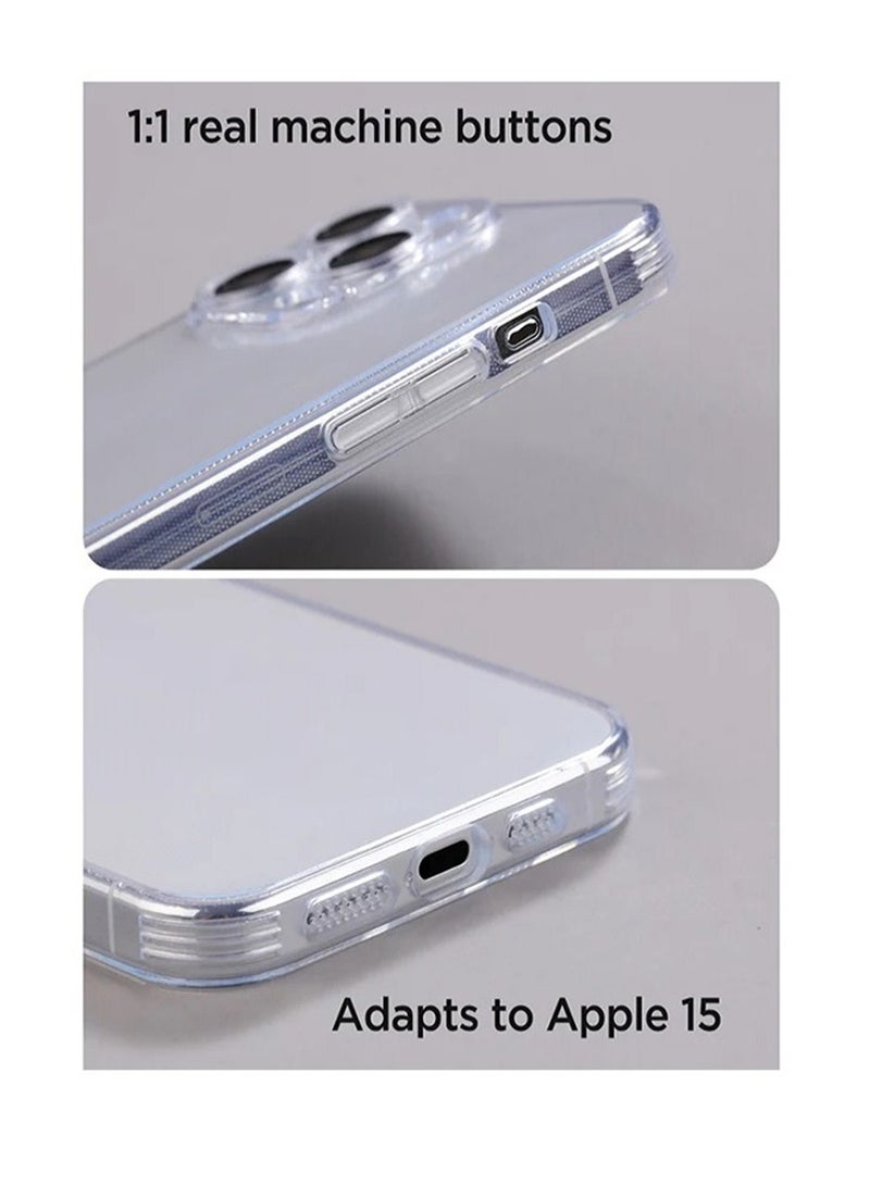 جوي روم جراب TPU شفاف رفيع مضاد للسقوط، مصمم لحماية من السقوط، مضاد للخدش والصدمات لهاتف iPhone 15 Pro مقاس 6.1 بوصة - Image 2